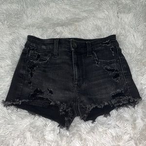 American Eagle Outfitters ripped jean shorts